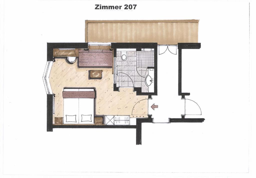 Landhotel Lechner Kirchberg in Tirol Rom bilde